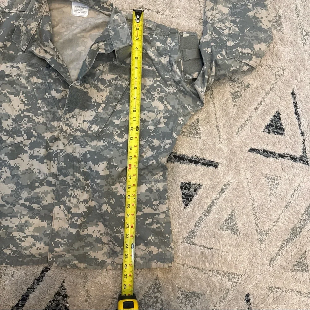 US Army Coat Mens Medium -Regular ACU‎ Jacket Combat Uniform BDU Digital Camo